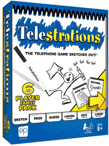 Afbeelding van het spelletje Telestrations 6 Player: The Family Pack