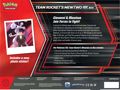 Pokemon - Team Rocket's Mewtwo EX Box-2