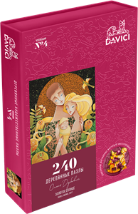 Afbeelding van het spelletje DaVICI - De Gouden Zon Houten Puzzel (240 stukjes)