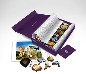 Afbeelding van het spelletje DaVICI - Bloem in de Ziel Houten Puzzel (220 stukjes)