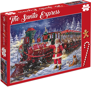 Afbeelding van het spel Kerstpuzzel - The Santa Express (1000 stukjes)