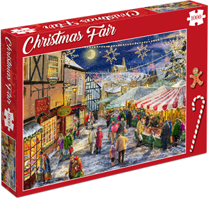 Afbeelding van het spel Kerstpuzzel - Christmas Fair (1000 stukjes)