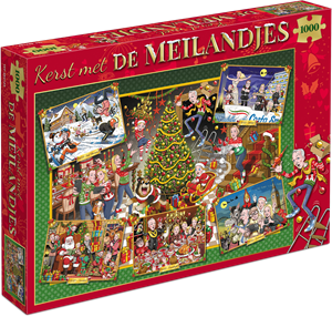 Afbeelding van het spel Kerst met de Meilandjes Puzzel (1000 stukjes)