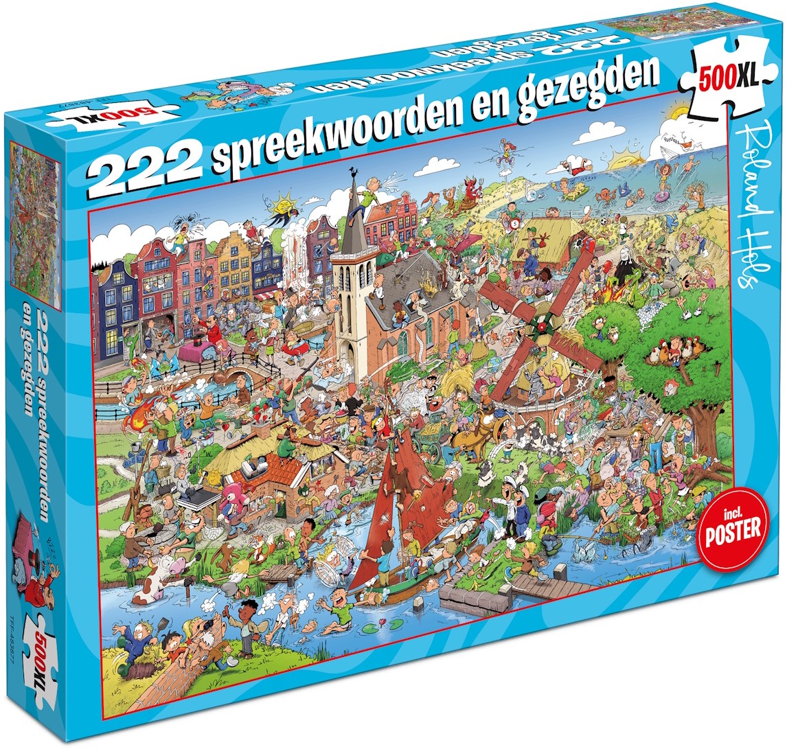 222 Spreekwoorden en Gezegden Puzzel (500XL stukjes) - kopen bij