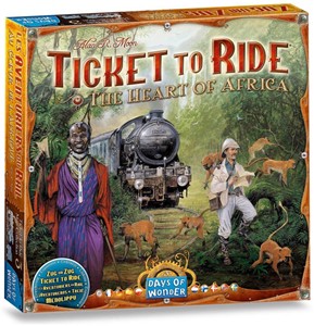 Days Of Wonder Ticket To Ride The Heart Of Africa Uitbreiding days of wonder kopen in de aanbieding
