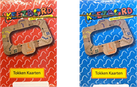 Tokken Bord - Spelkaarten Rood of Blauw (1 stuk)