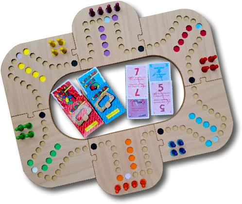 Tokken Bord - De Luxe - 4 en 6 personen-2