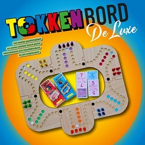 Afbeelding van het spelletje Tokken Bord - De Luxe - 4/6 personen