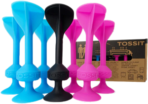 Tossit Partyspel - Starter Pack (Blauw-Roze)