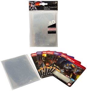 Afbeelding van het spelletje Sleeves Oversized Clear (40 stuks)