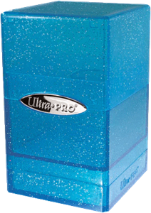 Afbeelding van het spelletje Deckbox - Satin Tower Glitter Blue