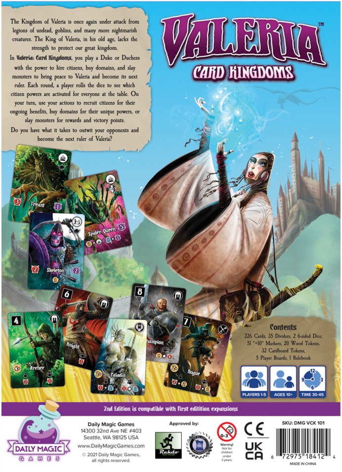 Dice Kingdoms of Valeria | Board Games | Zatu Games UK