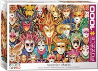 Venetian Masks Puzzel (1000 stukjes)