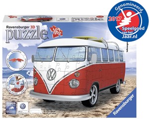 Afbeelding van het spel 3D Puzzel - Volkswagen Bus (162 stukjes)