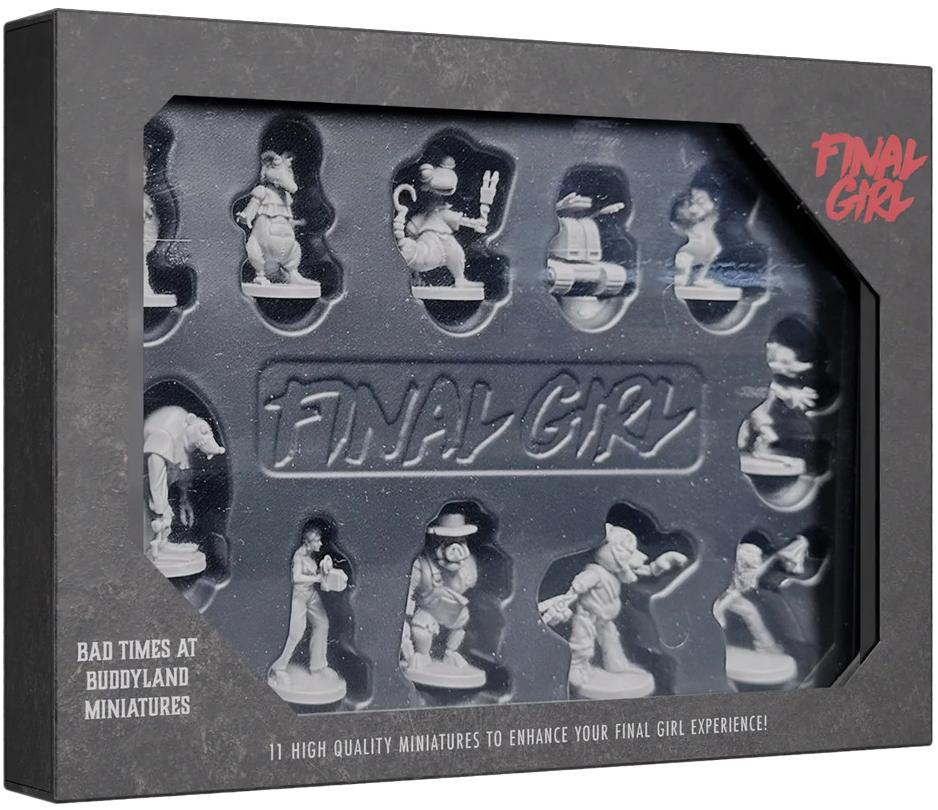 Final Girl – Bad Times At Buddyland Starter Set: Núcleo + Película + Miniaturas, Juego En Solitario O En Grupo