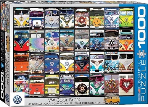 VW Bus - Cool Faces Puzzel (1000 stukjes)
