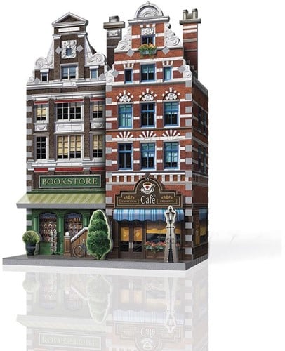 Wrebbit 3D Puzzel - Urbania Café (285 stukjes)-2
