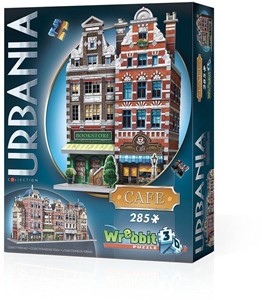 Wrebbit 3D Puzzel Urbania Cafe 285 Stukjes wrebbit kopen in de aanbieding