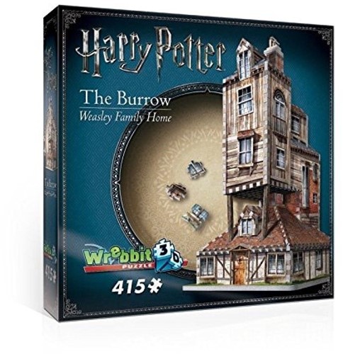 Wrebbit 3D Puzzel - Harry Potter The Burrow (415 stukjes)