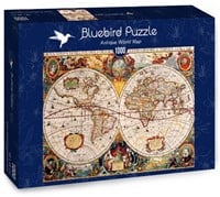 Antique World Map Puzzel (1000 stukjes)