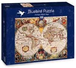 Antique World Map Puzzel (1000 stukjes)