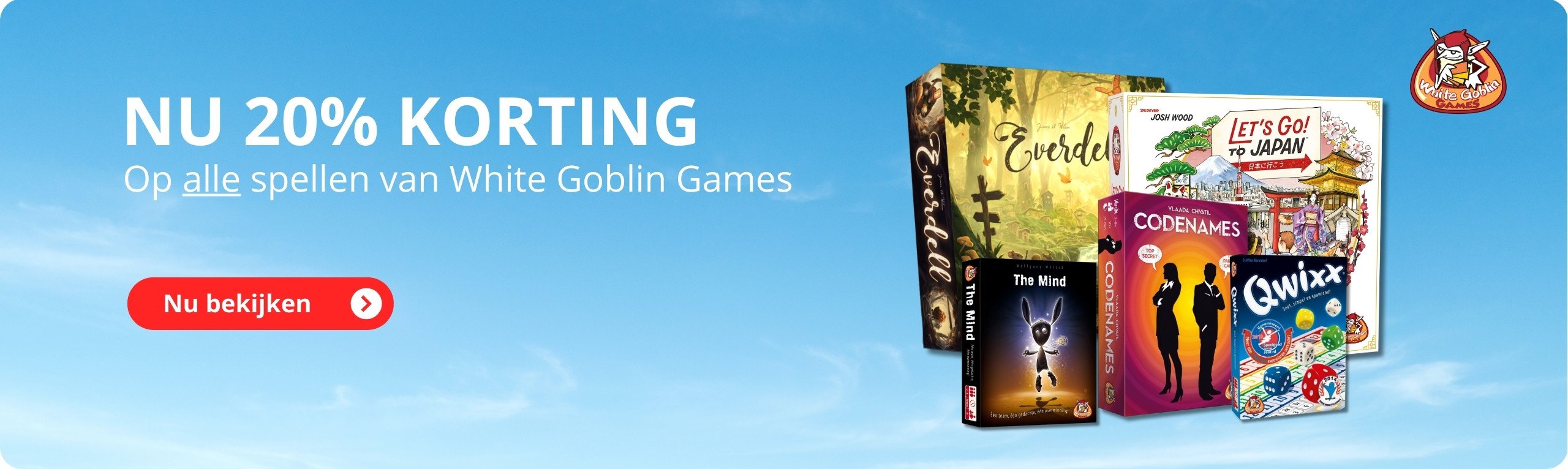 White Goblin Games 20% korting actie