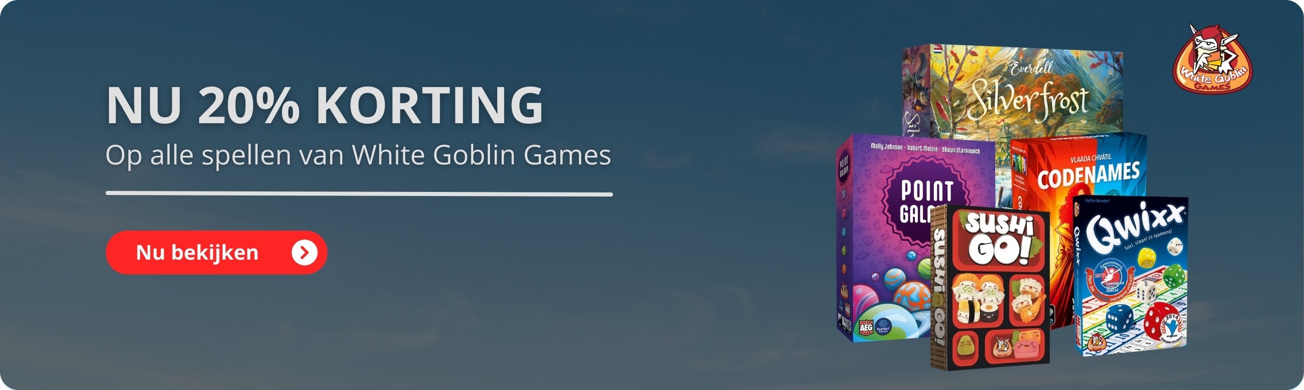 White Goblin Games 20% korting actie
