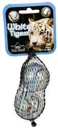 White Tiger Knikkers 42mm (2 stuks)