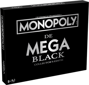 Winning Moves Monopoly - De Mega Black Collector's Editie