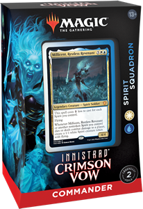 Afbeelding van het spelletje Magic The Gathering - Innistrad Crimson Vow Commander Spirit Squadron