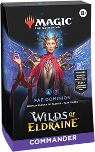 Afbeelding van het spelletje Magic The Gathering - Wilds of Eldraine Fae Dominion Commander Deck