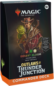 Afbeelding van het spelletje Magic The Gathering - Outlaws of Thunder Junction Commander Deck Desert Bloom
