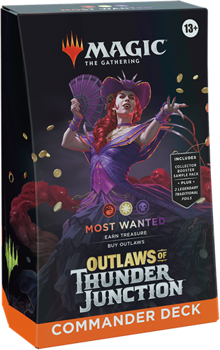 Magic The Gathering - Outlaws of Thunder Junction Commander Deck Most Wanted