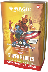 Wizards of The Coast Magic The Gathering - Marvel Super Heroes Collector's Commander Deck - Avengers Assemble