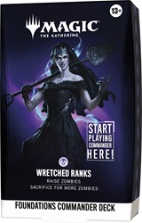 Magic The Gathering - Foundations Commander Deck - Wretched Ranks