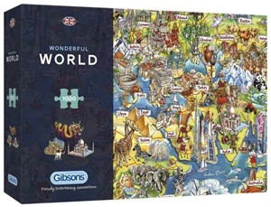SpellenRijk Wonderful World Puzzel (1000 stukjes) aanbieding