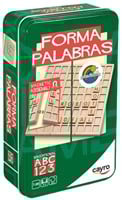 Wooden Words Game Travel Tin
