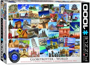 Afbeelding van het spelletje World - Globetrotter Puzzel (1000 stukjes)
