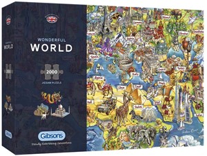 Afbeelding van het spel Wonderful World Puzzel (2000 stukjes)