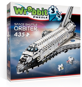 Wrebbit 3D Puzzel - Space Shuttle Orbiter (435 stukjes)