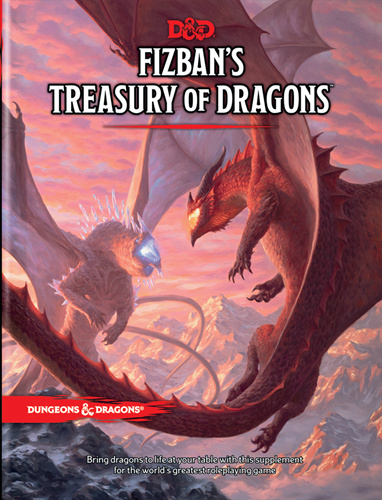 D&D 5.0 - Fizban's Treasury of Dragons (licht beschadigd)