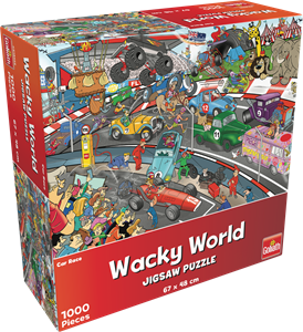 Afbeelding van het spel Wacky World - Car Race Puzzel (1000 stukjes)