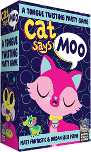 White Wizard Games Cat Says Moo - Party Game