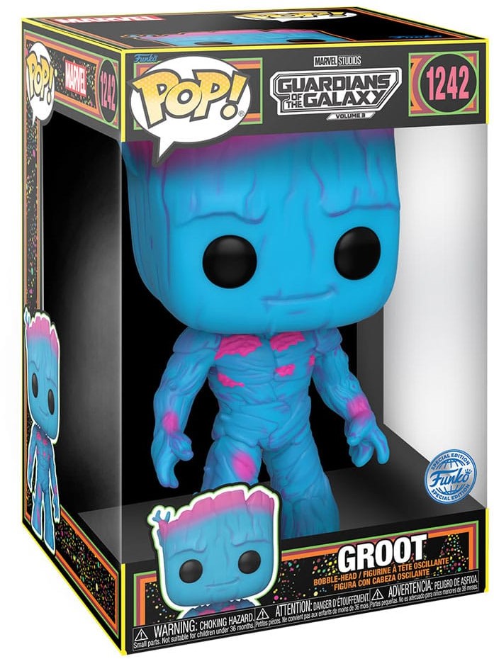 Funko Pop! Jumbo - Guardians of the Galaxy Groot (Black Light