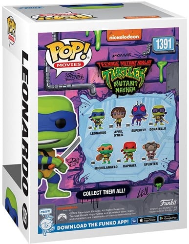 Funko Pop! - Teenage Mutant Ninja Turtles Leonardo #1391-2