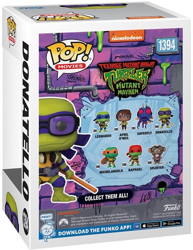 Funko Pop! - Teenage Mutant Ninja Turtles Donatello #1394 (doos beschadigd)-2