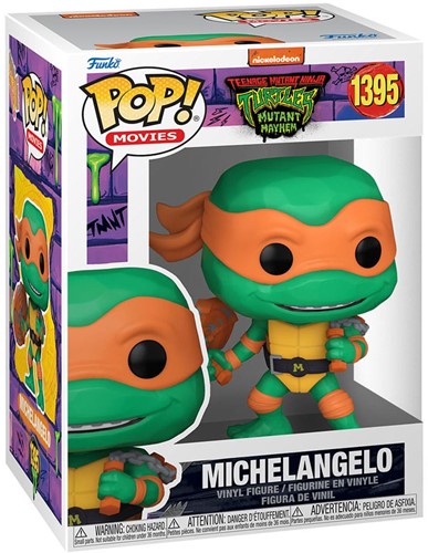 Funko Pop! - Teenage Mutant Ninja Turtles Michelangelo #1395 (doos beschadigd)