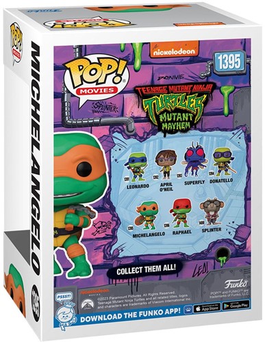 Funko Pop! - Teenage Mutant Ninja Turtles Michelangelo #1395 (doos beschadigd)-2