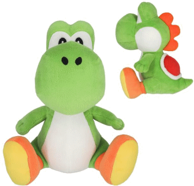 Super Mario - Green Yoshi knuffel (20cm)