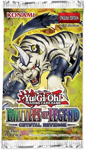 Afbeelding van het spelletje Yu-Gi-Oh! - Battles of Legend: Crystal Revenge Boosterpack